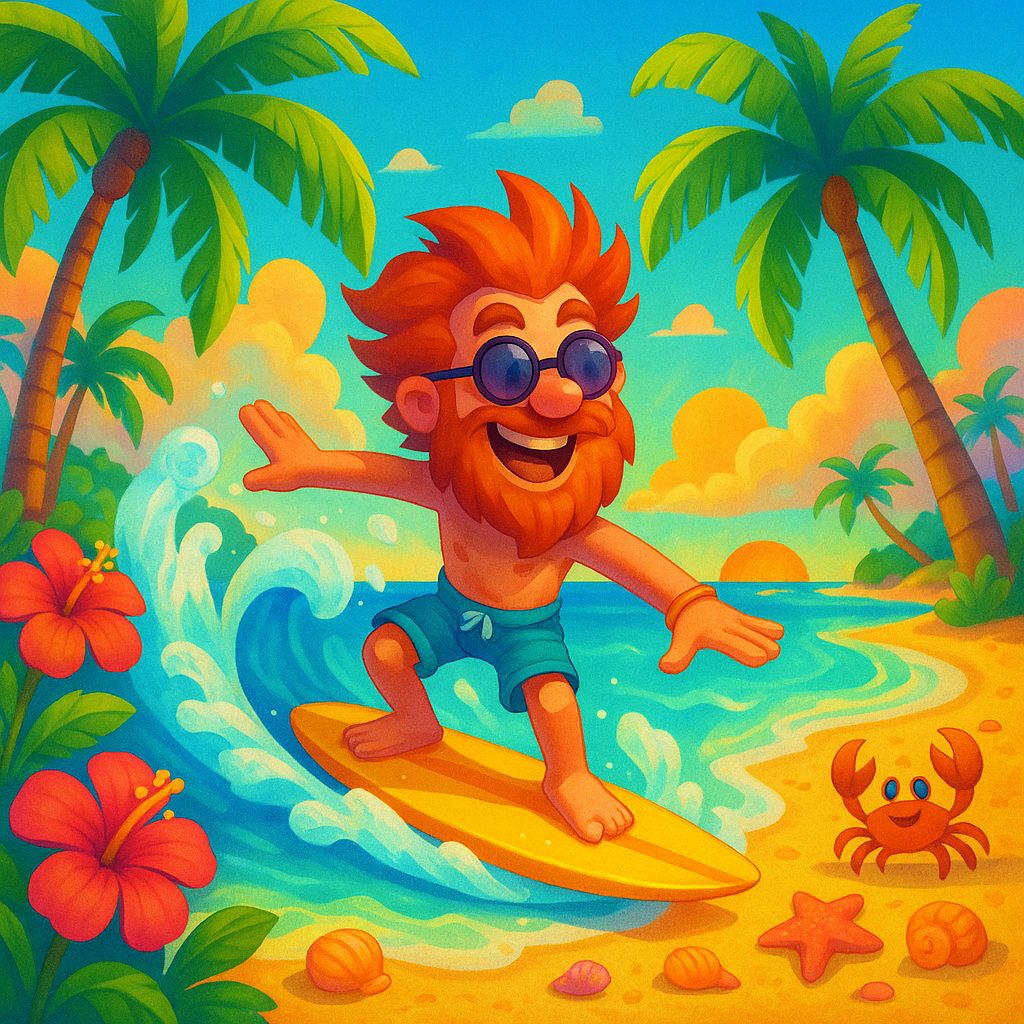 Sam on the Beach